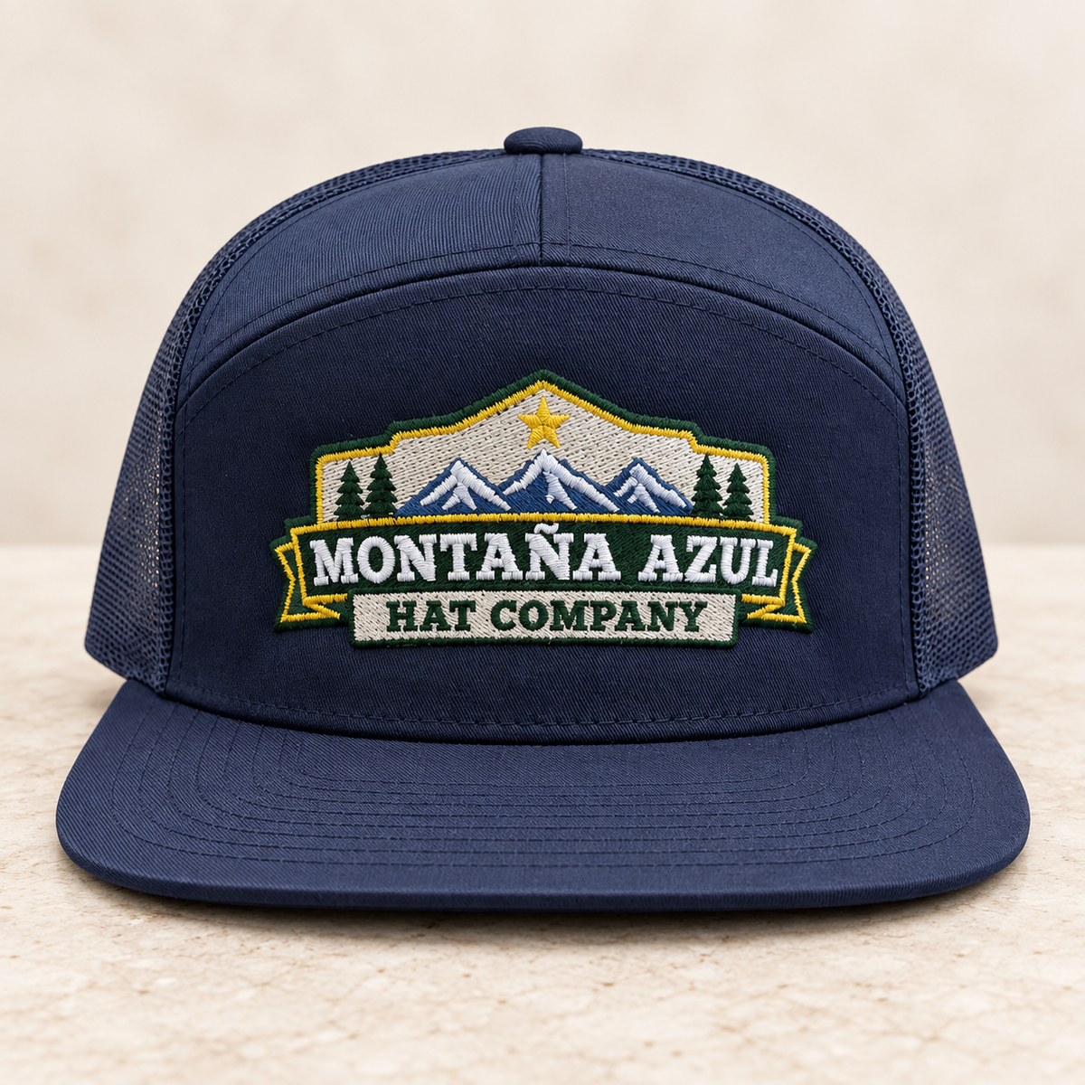 Montaña Azul Hat Co. Richardson 168 – 7-Panel Flat Bill Hat (Copy)